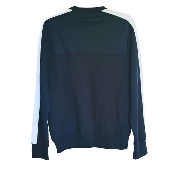 Ben Sherman Men’s Crewneck Pullover Sweatshirt Small Navy Blue Classic - Picture 2 of 7